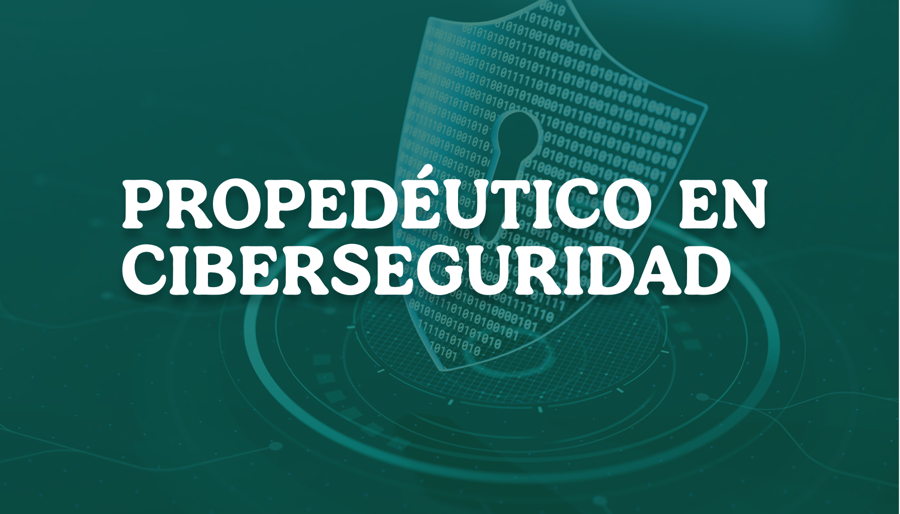 Propedéutico en Ciberseguridad PCIBER-CPF