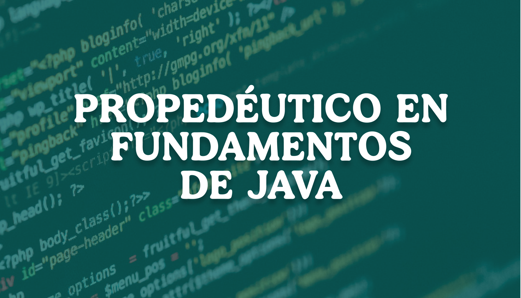 Introducción a Fundamentos de Java PFJAVA002-CPF